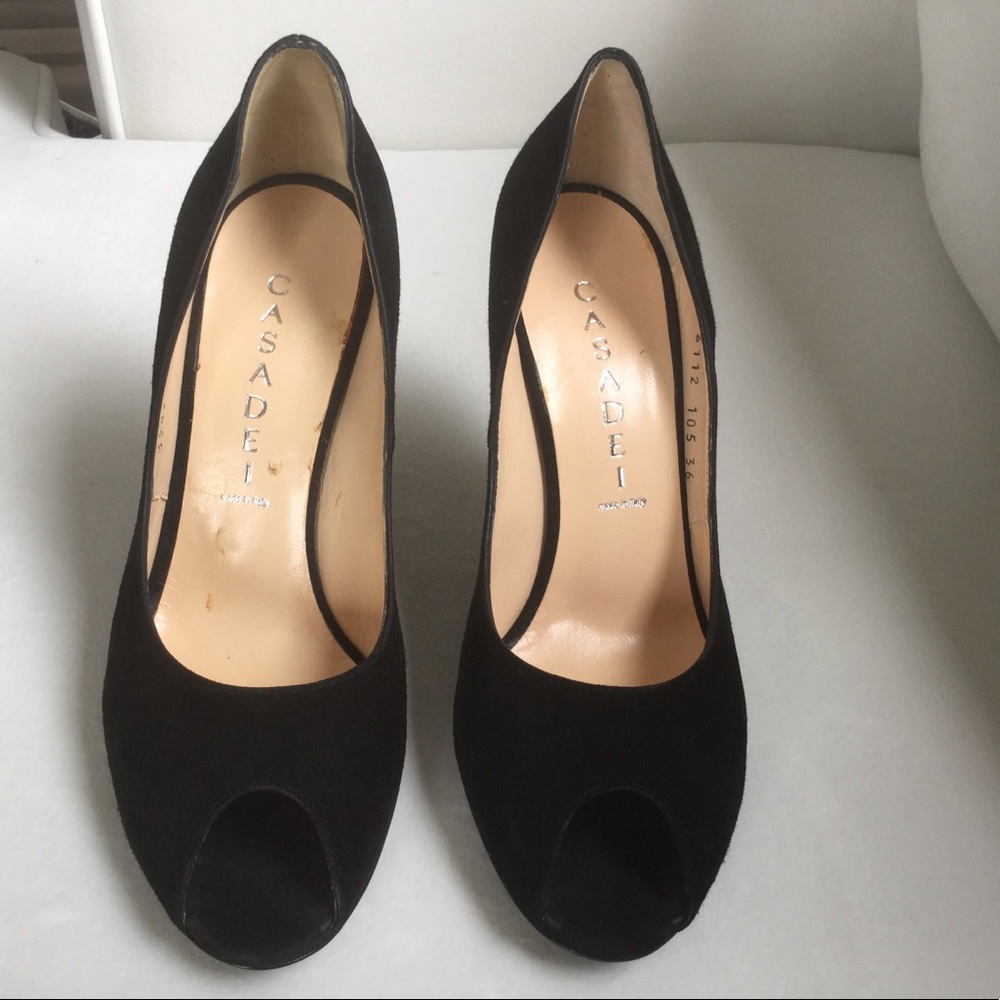 New Ladies peep toe wedges